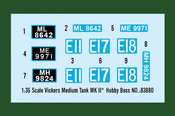 Hobby Boss 83880 Vickers Medium Tank MK II 1/35