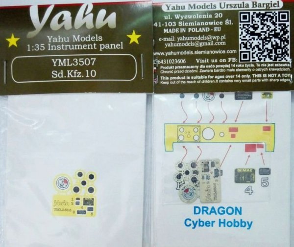 Yahu YML3507 Sd.Kfz.10 (Trumpeter) (1:35)