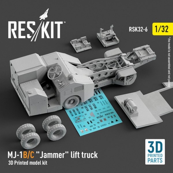 RESKIT RSK32-0006 MJ-1B/C "Jammer" lift truck  (3D Printed model kit) (1/32)
