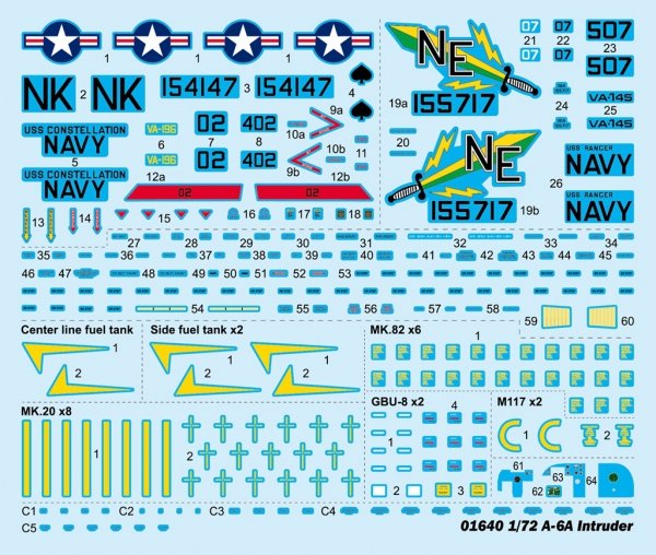 Trumpeter 01640 Grumman A-6A/E Intruder 1/72