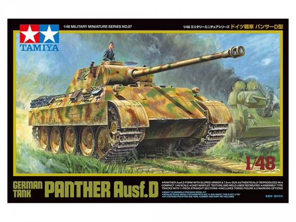 Tamiya 32597 German Tank Panther Ausf. D 1/48