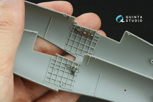 Quinta Studio QD48476 F4U-2 Corsair 3D-Printed coloured Interior on decal paper (Hobby Boss) 1/48