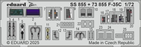 Eduard 73855 F-35C TAMIYA 1/72