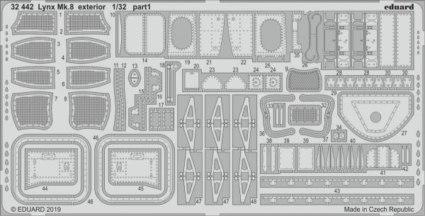 Eduard 32442 Lynx Mk.8 exterior REVELL 1/32