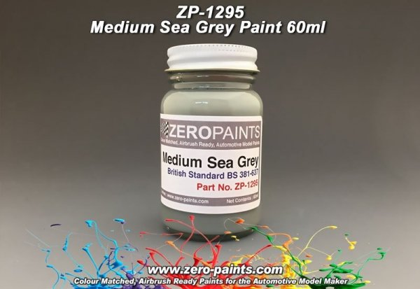 Zero Paints ZP-1295 RAF Medium Sea Grey Paint - 60ml