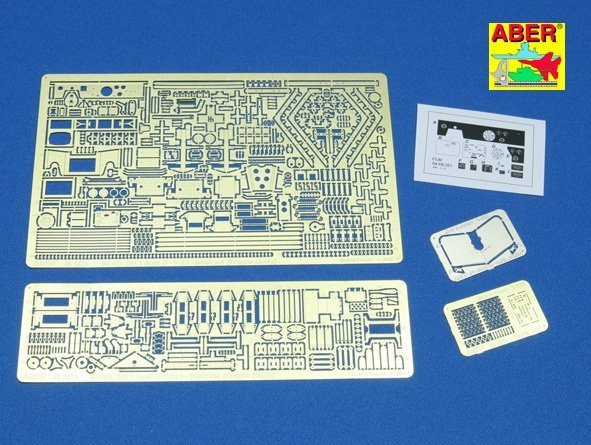Aber 35167 Sd.Kfz.251/1 ausf.D  cz.1 zestaw podstawowy (DRA) (1:35)