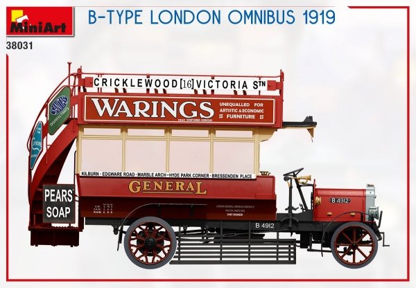 MiniArt 38031 B-TYPE LONDON OMNIBUS 1919 1/35
