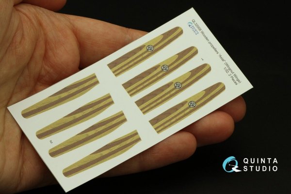 Quinta Studio QL32008 Wooden Propellers Axial (Wingnut Wings) 1/32