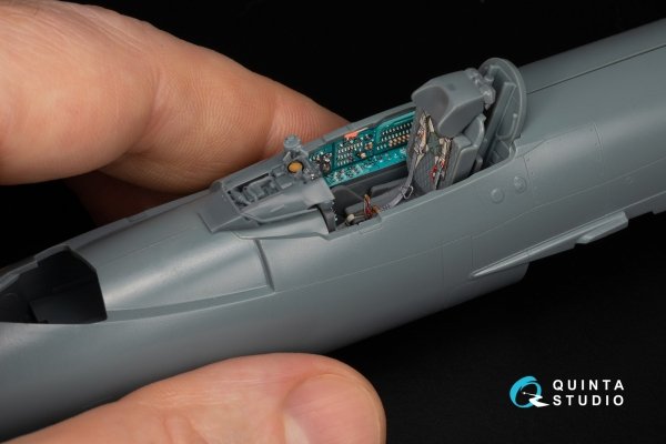 Quinta Studio QD+48578 MiG-21MF Fishbed-J (Gorkiy plant) 3D-Printed &amp; coloured Interior on decal paper (Eduard) (with 3D-printed resin parts) 1/48