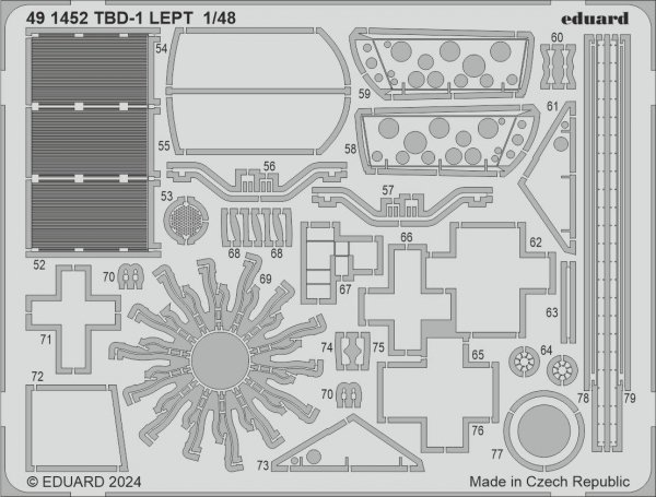 Eduard 491452 TBD-1 HOBBY BOSS 1/48