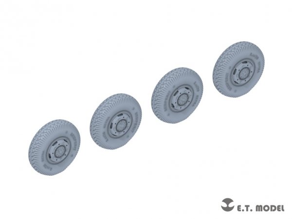 E.T. Model P35-108 WWII German Sd.Kfz.234 Large Diameter Weighted Wheels Type.8 1/35