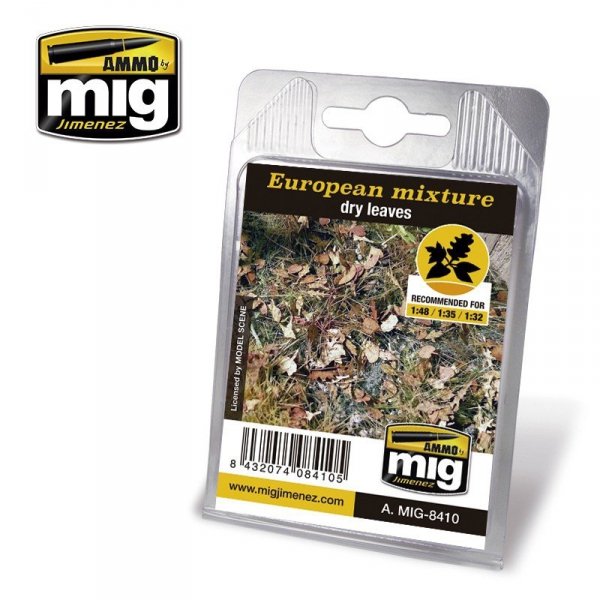 AMMO of Mig Jimenez 8410 EUROPEAN MIXTURE - DRY LEAVES