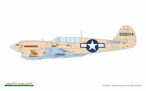 Eduard 84210 Curtiss P-40 N Warhawk - The Weekend Edition 1/48