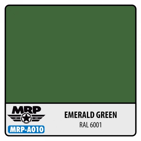Mr. Paint MRP-A010 Emerald Green (RAL 6001) - aqua colors - 17ml