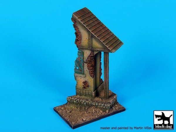 Black Dog D35112 House corner (Europe) base 1/35