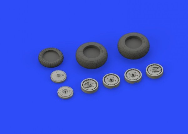 Eduard 632100 Me 262 wheels REVELL 1/32