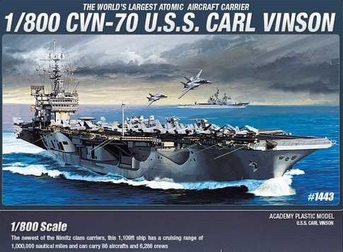 Academy 14209 USS Carl Vinson CVN-70 1/800