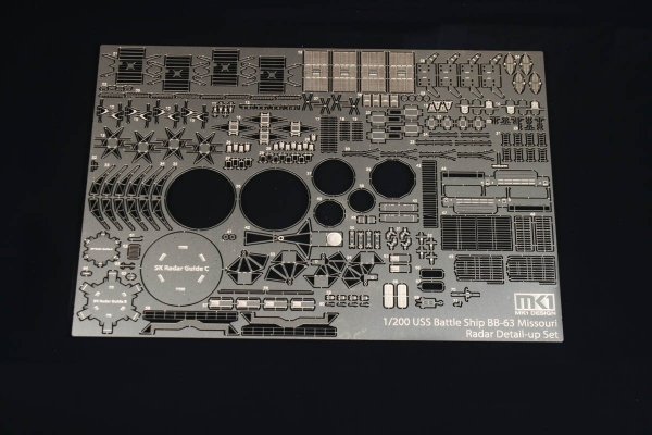 MK1 Design MS-20006 USS MISSOURI RADAR DETAIL-UP SET 1/200