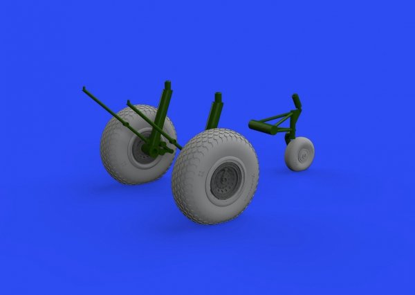Eduard 6481024 B-17F wheels cross tread EDUARD 1/48
