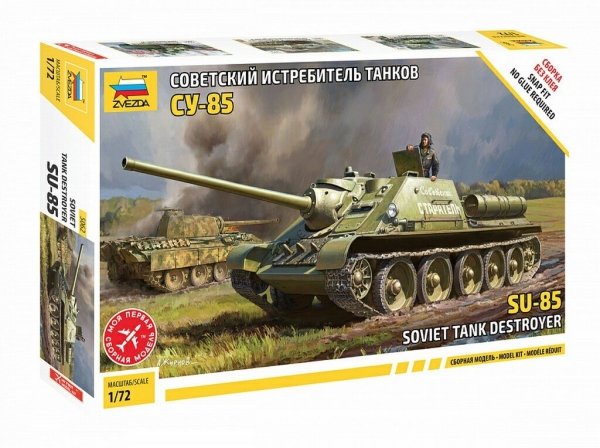 Zvezda 5062 Soviet Tank Destroyer SU-85 1/72