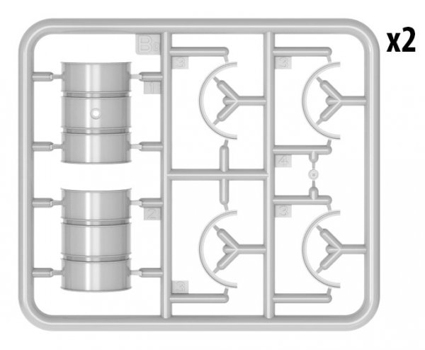 MiniArt 35350 GERMAN TANKMEN WITH GANTRY CRANE &amp; MAYBACH HL 120 ENGINE 1/35