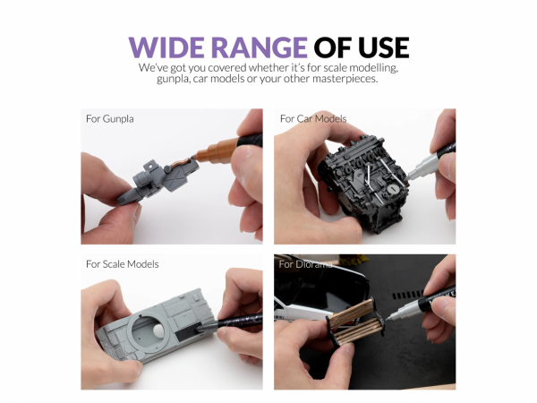 Gaahleri GM-MS01 Metallic Series Markers Aluminium