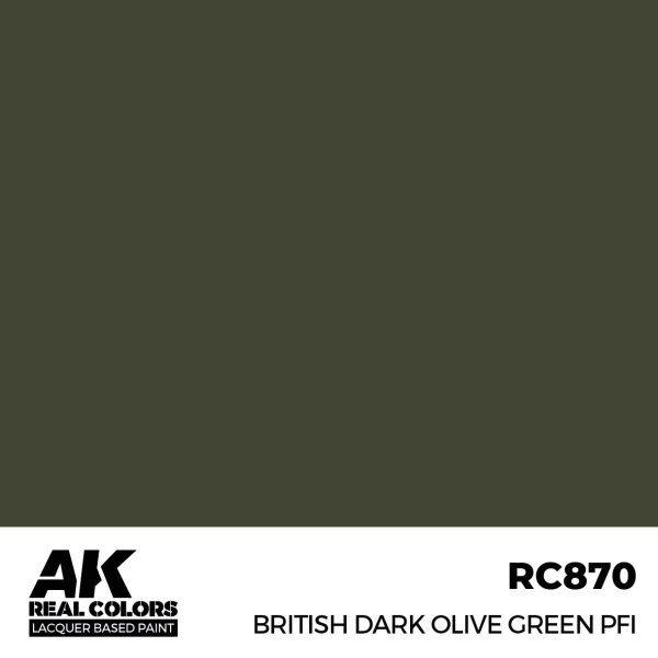 AK Interactive RC870 British Dark Olive Green PFI 17 ml