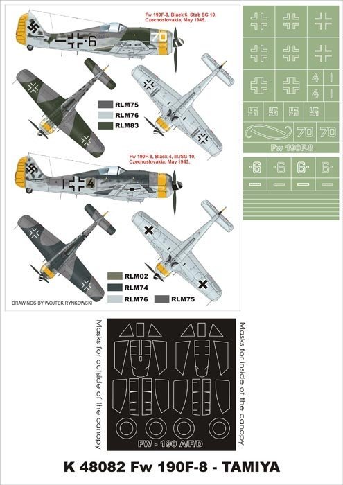 Montex K48082 Fw 190F-8 1/48