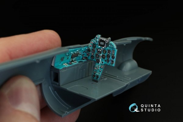 Quinta Studio QD48077 MiG-21PFM 3D-Printed &amp; coloured Interior on decal paper (for Eduard kit) 1/48