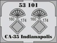 Eduard 53101 USS CA-35 Indianapolis ACADEMY 1/350