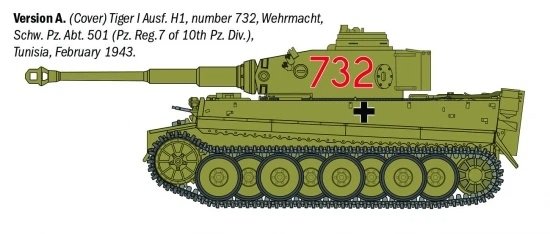 Italeri 6767 Pz. Kpfw. VI Tiger I Ausf. E (tp) Early Production 1/35