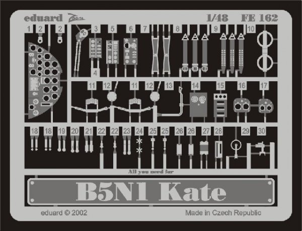 Eduard FE162 B5N1 Kate 1/48 Hasegawa