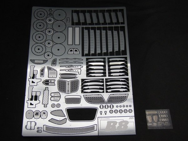 KA Models KE-24019 Audi R8 DETAIL-UP ETCHED PARTS 1/24