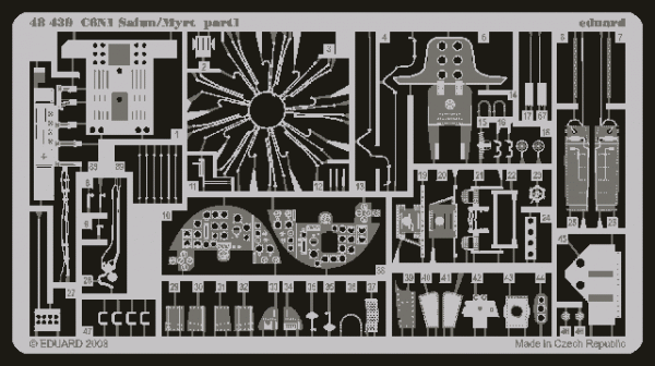 Eduard 48439 C6N1 Saiun/ Myrt 1/48  (HASEGAWA)