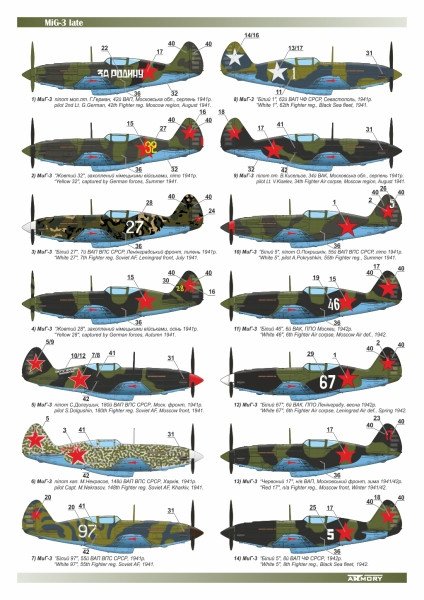 Armory Models 72011 MiG-3 late - 'Bloody 1941' 1/72