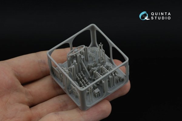 Quinta Studio QT35021 ZiL-130 Detailing set ( for AVD kit )( 3D-printed resign parts ) 1/35