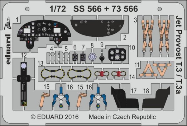 Eduard SS566 Jet Provost T.3 / T.3a AIRFIX 1/72