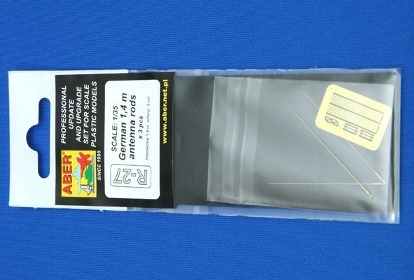 Aber R-27 German 1,4 m aerials (set of 3 pcs) (1:35)