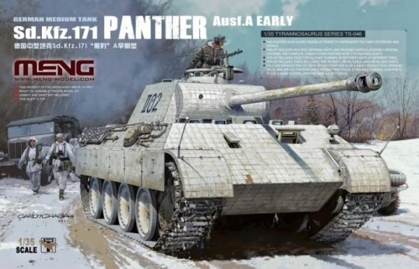 Meng Model TS-046 German Medium Tank Sd.Kfz. 171 Panther Ausf. A Early 1/35