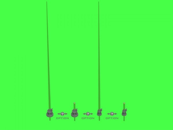Master GM-72-018 German WWII 2m rod antenna (for Fu 5 radio set) (1pc) 1/72