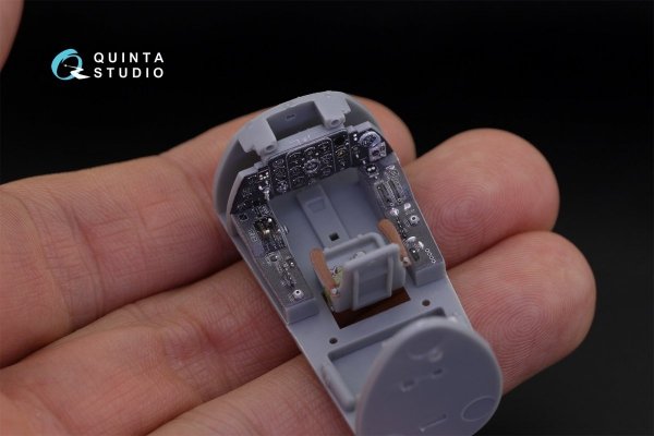 Quinta Studio QD48184 La-11 3D-Printed &amp; coloured Interior on decal paper (HobbyBoss) 1/48