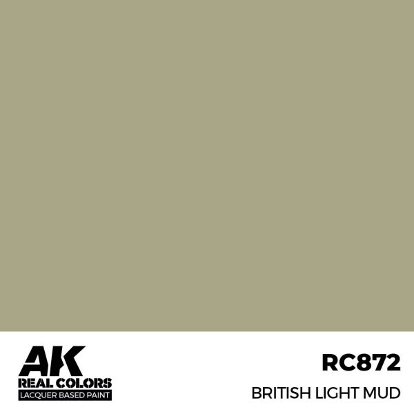 AK Interactive RC872 British Light Mud 17 ml