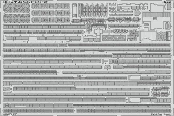 Eduard 53321 USS Wasp LHD-1 part 4 Trumpeter 1/350