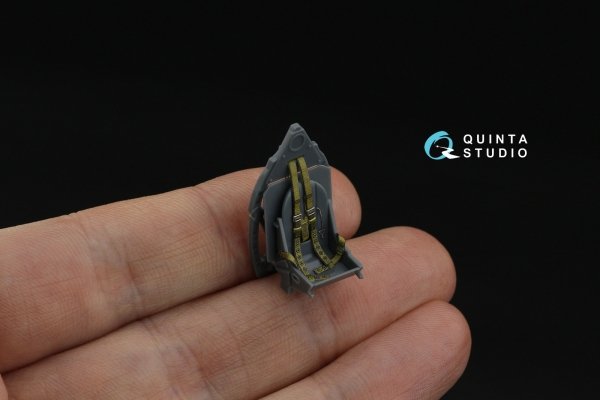 Quinta Studio QR+48103 British Fighter Seatbelts (mid WWII) (with metal buckles) (All kits) 1/48