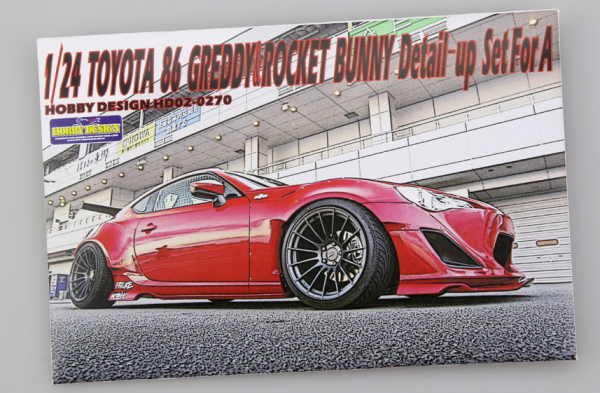 Hobby Design HD02-0270 Photoetch Detail-Up Set for Toyota 86 Greddy / Rocket Bunny Aoshima 1/24
