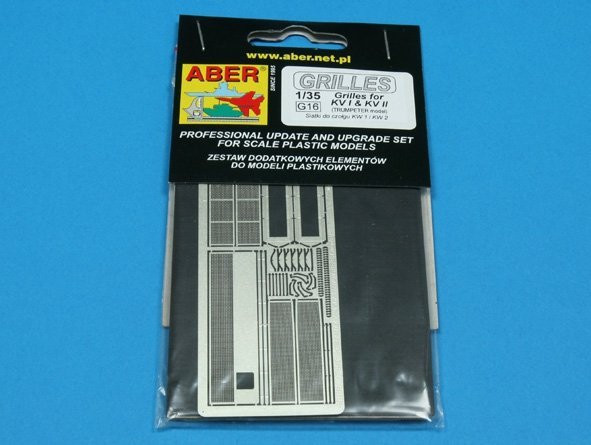 Aber 35G16 Grilles for russian tank KV-1 and KV-2 (1:35)