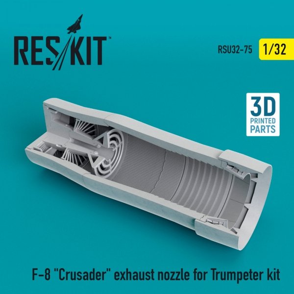 RESKIT RSU32-0075 F-8 &quot;CRUSADER&quot; EXHAUST NOZZLE FOR TRUMPETER KIT 1/32