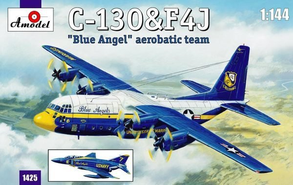 Amodel 01425 C-130 &amp; F4J Blue Angel 1:444