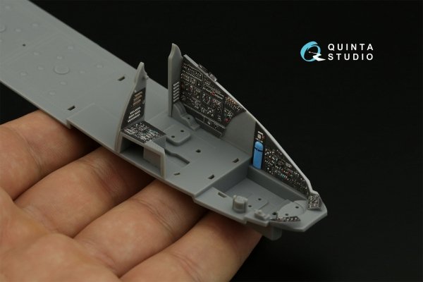 Quinta Studio QD48406 Mi-24 Nato Hind 3D-Printed &amp; coloured Interior on decal paper (Trumpeter) 1/48