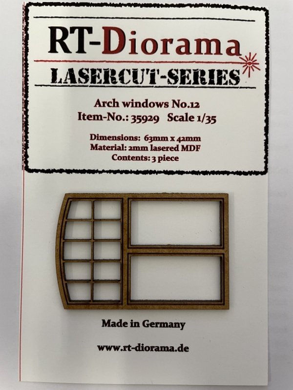 RT-Diorama 35929 Arch windows No.12 1/35